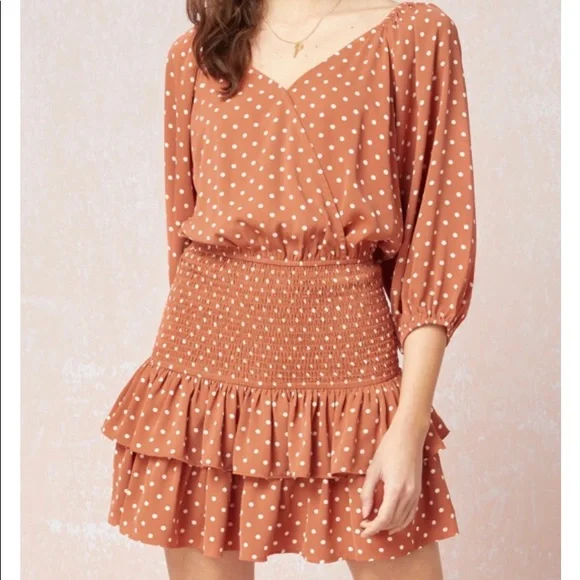 Boutique Polka Dot Dress - Picture 4 of 4